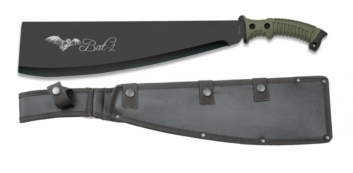 ΜΑΧΑΙΡΙ ALBAINOX, Bat-2 machete. Black blade 37,5 cm, 32525